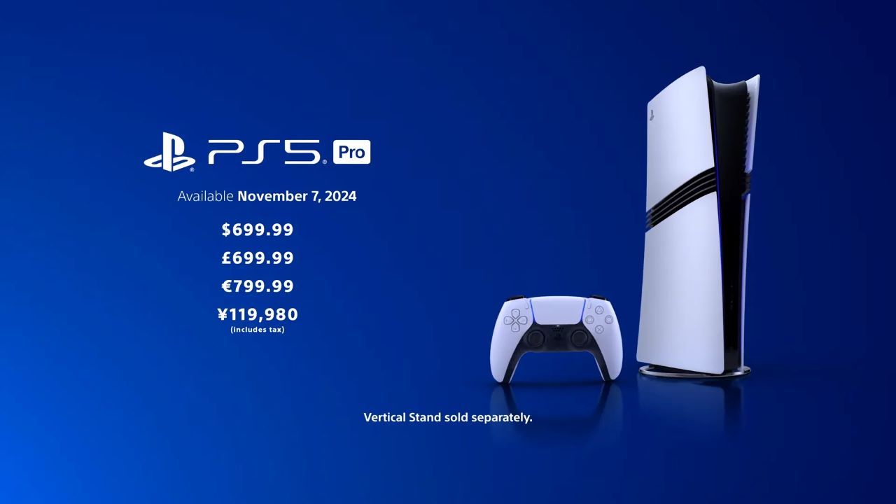 The PS5 Pro pricing slide.