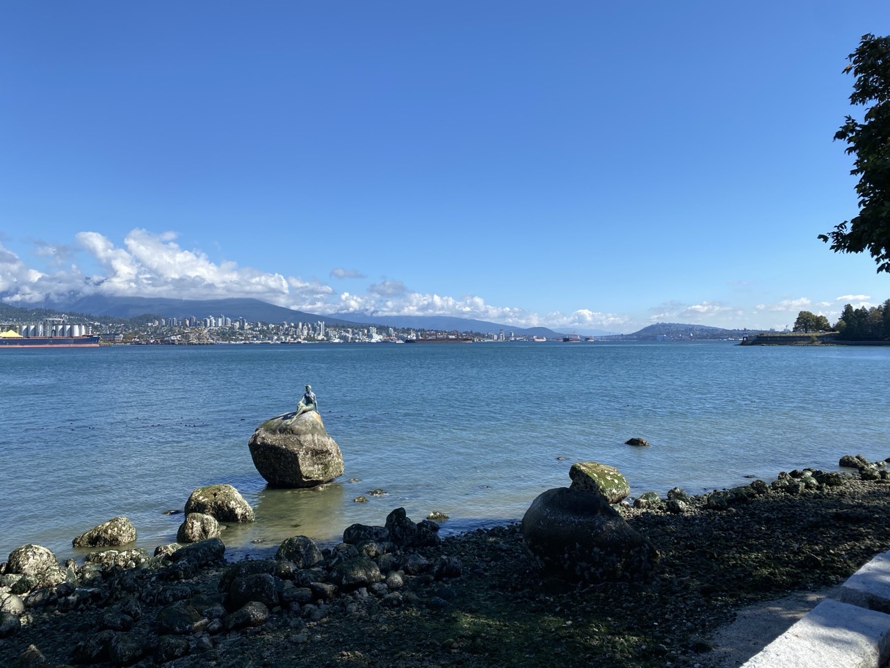 The view out to north Vancouver