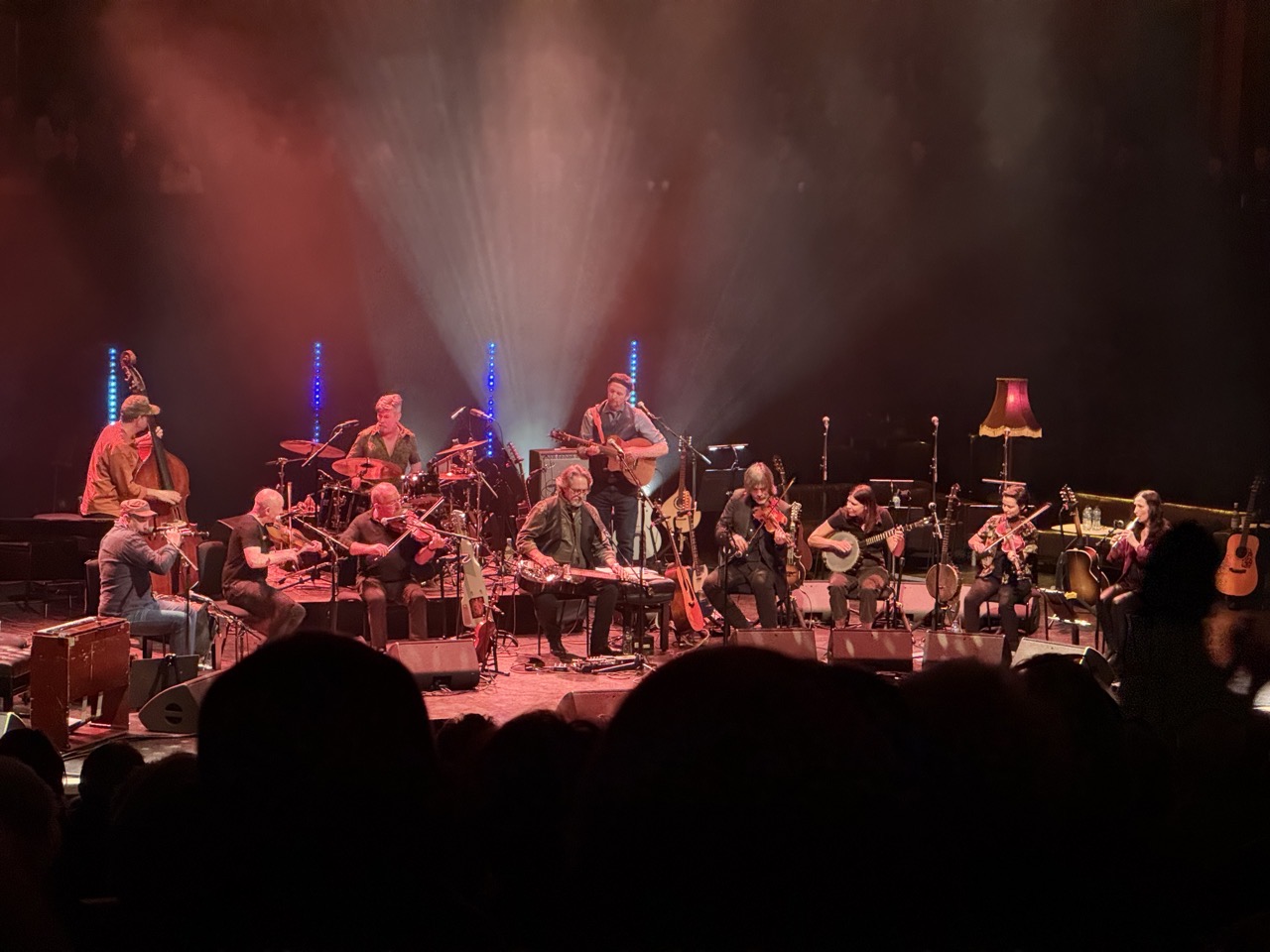 The musicians of Transatlantic Sessions on stage at the Southbank